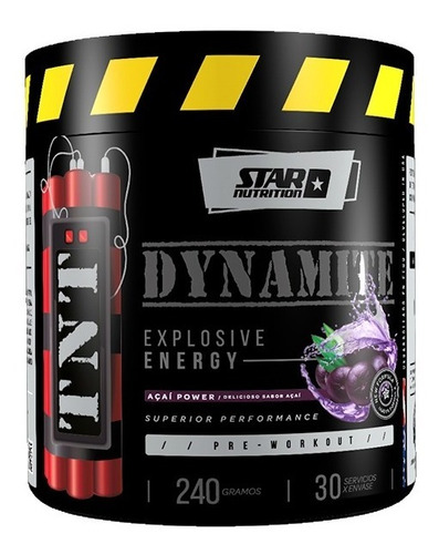 Pre Work Tnt Dynamite Explod Energy 30 Serv Star Nutrition