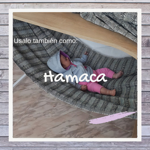 Rebozo Fular Porta Bebé Artesanal 100% Algodón, Ergonómico, 5 Mts, Con Instructivo De Nudos, (morado)