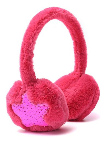 Orejeras Skora Abrigo Infantil Estrella Le Think Happy 39640 Fucsia Estrella De Lentejuela