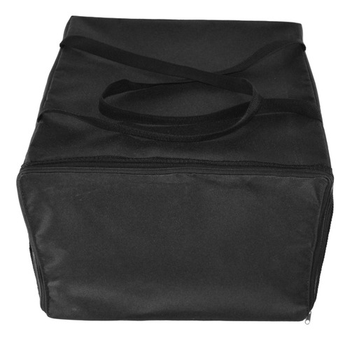 Bolso Termico Bici Moto Delivery 6 Pizzas 30x37x37cm Reparto Color Negro