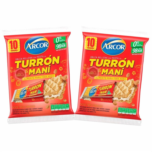 20 Turron De Mani Arcor  - Oferta En Sweet Market