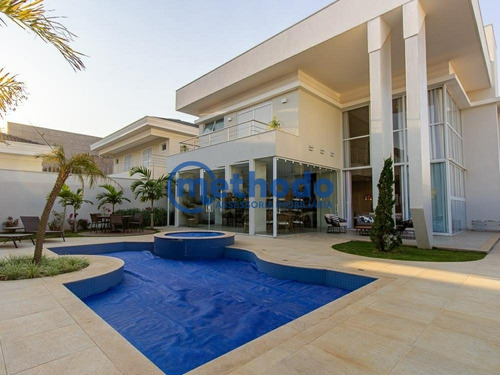 Casa A Venda Alto Padrão Mont Blanc Alphaville Campinas Sp - Ca00244 - 68534063