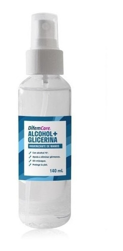 Alcohol Glicerina Difem 140cc