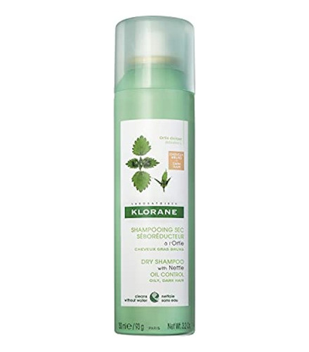 Shampoo Seco Klorane Com Urtiga Matiz Natural Urtiga