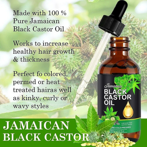 Aceite Ricino Negro Jamaicano Para Cuidado Cabello 120ml
