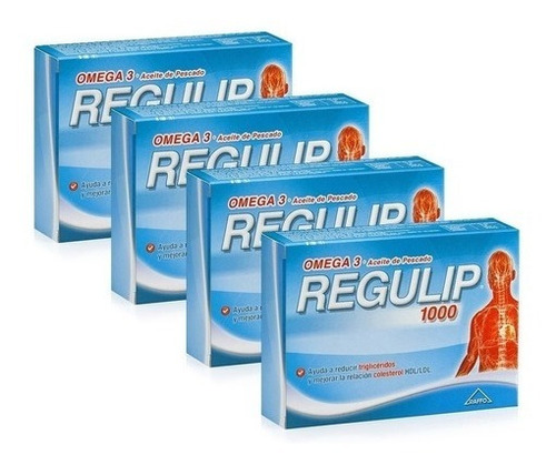 Pack 6 X 50 Suplemento Dietario 1000 Aceite De Regulip