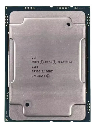 Processador Intel Xeon Platinum 8160 2.10ghz 24-core Sr3b0 &
