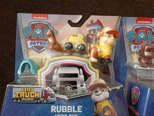 Set Paw Patrol 2 Figuras Set Rubble Y Skye (Usado)