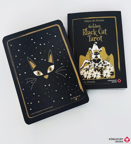 Golden Black Cat Tarot. 78 -card Deck And Guidebook