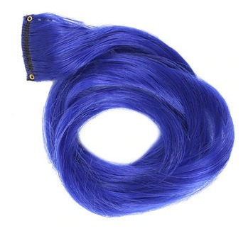 Aplique De Cabelo Mechas Tic Tac Coloridas Cosplay Fantasia Monster High - 12 Und - 50 Cm Escolha A Personagem!