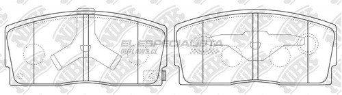 Pastillas De Freno Daihatsu Charade 1.3 1991 Nibk