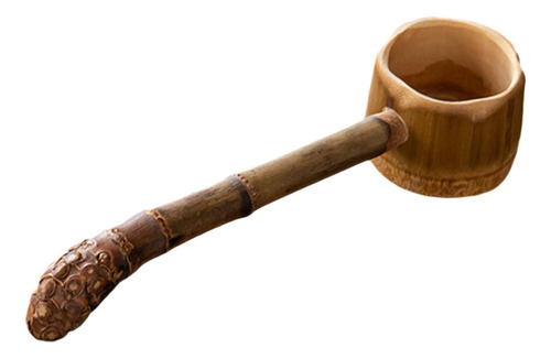 Cuchara De Bambú Para Agua, Longitud Total 21,5 Cm