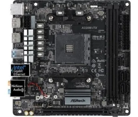A320m-itx Asrock Am4 Amd Promontorio A320 Sata 6gb/s Usb