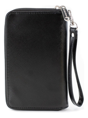 Cartera Rectangular Patito Feo Lilo Y Stitch Disney Azul Liso