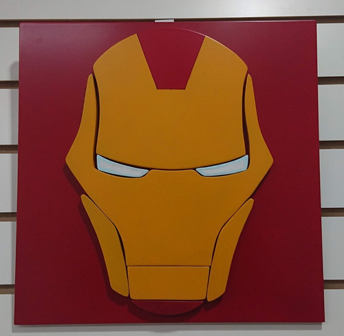 Cuadro Decorativo 3d Iron Man