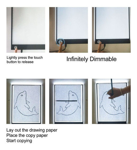 Tablero De Dibujo Led Microcontroladores, Caja De Luz Para C