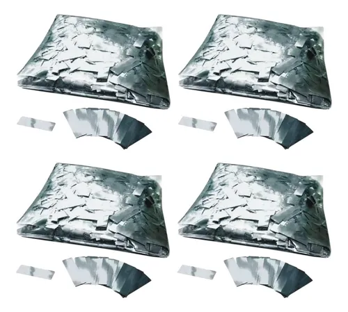 comprar 4 K Papelitos Metalizados Confeti Maquina Lanza Papel Dj Fx!
