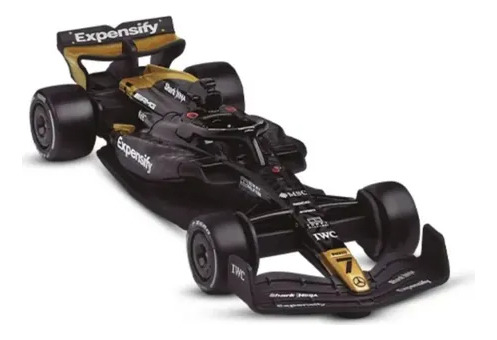 Auto Fórmula 1 Mcdonald's Pelicula 2025 Coleccionable 1/43 Apxgp Team Mercedes Benz Negro