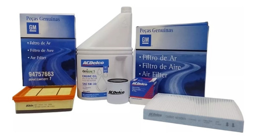 Kit Filtros Joy + Aceite Dexos 1 Gen 3 Chevrolet