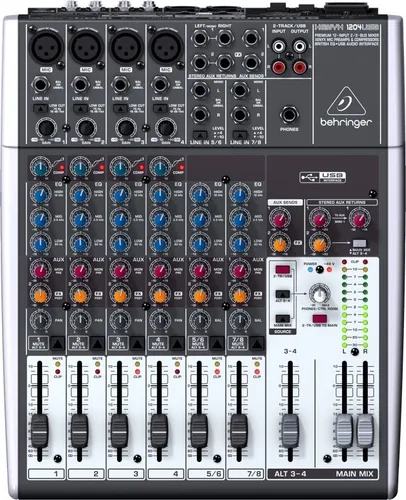 comprar Mixer Consola Behringer 1204usb Interfaz De Grabación 6 Ch 