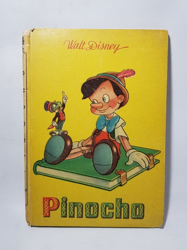 Pinocho Antiguo Libro Infantil Walt Disney Vilcar Mag 57084
