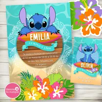 Comprar Kit Imprimible Stitch Candy Cumpleaños Invitaciones Deco
