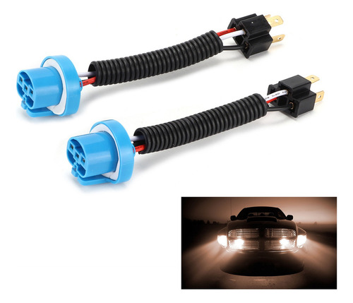 Arnés De Cableado De Faros De Coche H4 Macho A 9007 Adaptado