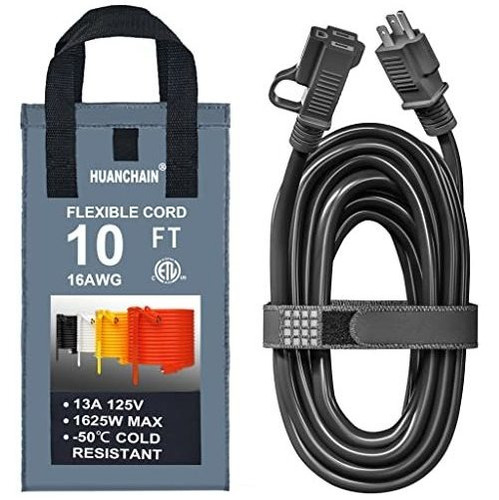 Cable De Extensión Para Interiores Y Exteriores, Impermeable