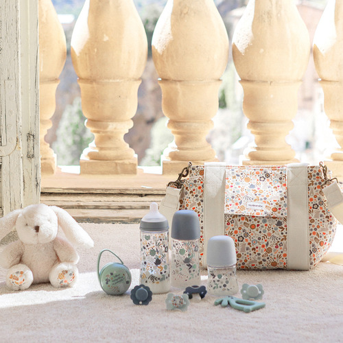 Porta Chupon Duo, Estuche Para Guardar Chupones Suavinex Azul Claro Wonderland