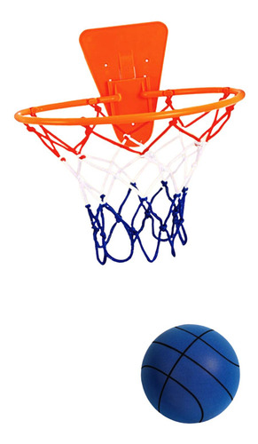 Pelota De Baloncesto Silenciosa Con Aro Para Niños, Pelota
