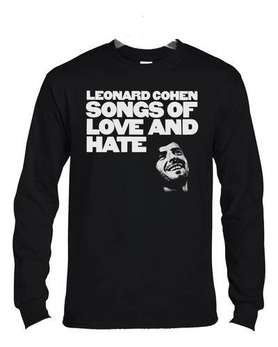 Polera Ml Leonard Cohen Songs Of Love And Hate Rock Abominat