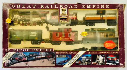 Tren Gran Imperio Ferroviario New Bright 1993 Retromx (Usado)