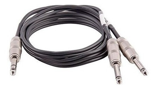 Sismic Audio 6 Pies Trs Macho A Doble Cable De Interfaz De C