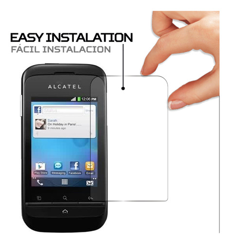 Protector Mica Pantalla Para Alcatel Ot-903