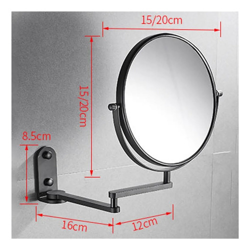 Espejo Telescópico De Aluminio: Espejo De Tocador For Baño,