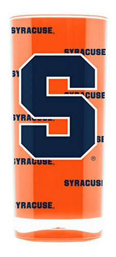 Vaso Acrílico Cuadrado Aislado Syracuse Orange 16oz Ncaa