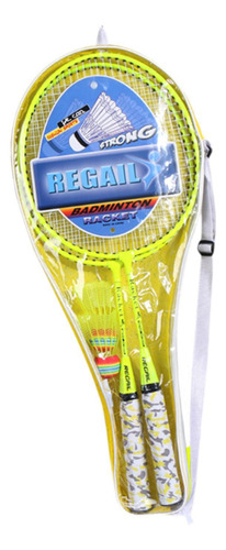 Juego De Raqueta De Bádminton Para Niños, Amarillo