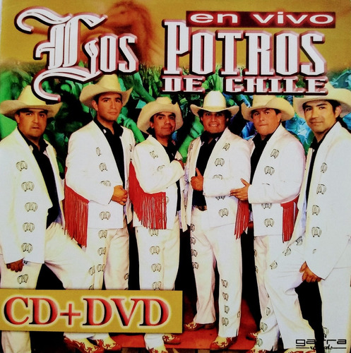 Los Potros De Chile Cd + Dvd En Vivo Con 15 Temas Éxitos