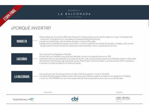 Imagen 25 de 25 de Departamentos En Venta En La Balconada, Castaños, Nordelta