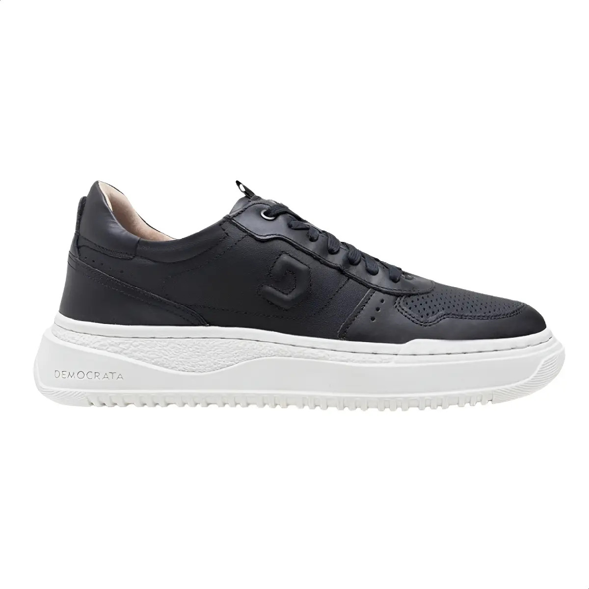 Tenis Couro Masculino Democrata Block