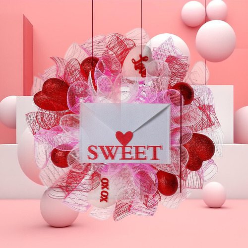 Guirnalda Del Día De Valentín, Guirnalda Redonda,