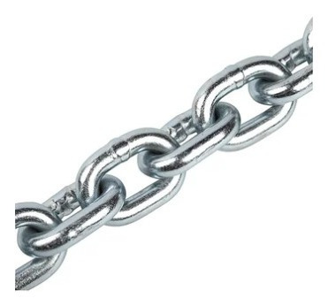 Cadena Eslabonada Galvanizada 3/8 Eslabon 5cm X 1 Metro