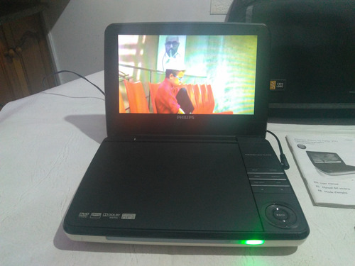 Reproductor Dvd Portatil Philips Pd9000/37 Completo Funciona Negro (Usado)