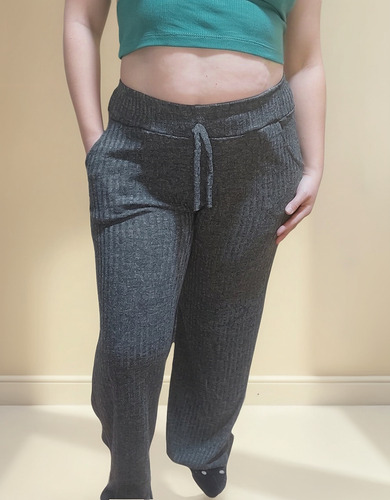 Pantalòn Palazzo De Lanilla Morley Con Bolsillos