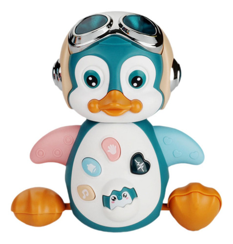 Pingüino Musical Para Gatear, Juguete Para Bebé Con