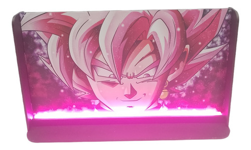 Velador Dragon Ball Z Neon Led Pink