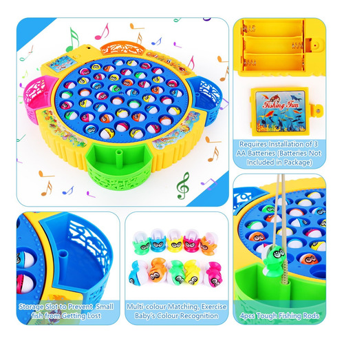 Juguete De Pesca Eléctricos, Juego Pescar Peces Juego