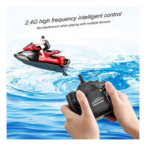 . 2,4 Ghz Resistente Al Agua 20 Km/h Rc Barco Alto Control