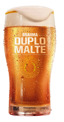 2 Copos Para Cerveja Brahma Duplo Malte 425ml Oficial Ambev
