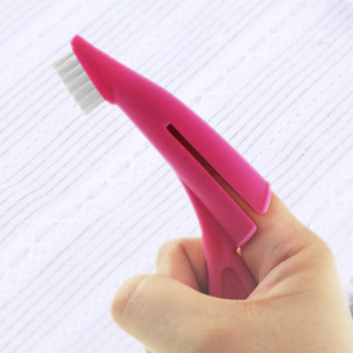 Imagen 3 de 9 de Set Tres Cepillo Para Mascotas + Pasta De Dientes - Nunbell